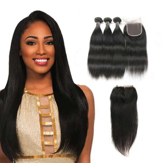 2019 New 36 Inch 8A Grade Brazilian Hair Bundles With Closure