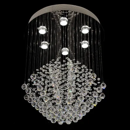 customized light chandeliers fancy crystal lamp