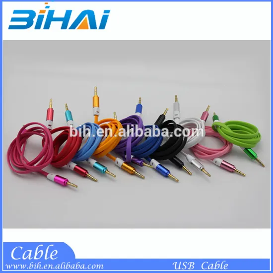 Aux cable 3.5mm 100% copper material type