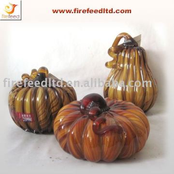 decorative glass pumpkin