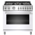 36 polegadas All Gas Range 6 Brass Burners