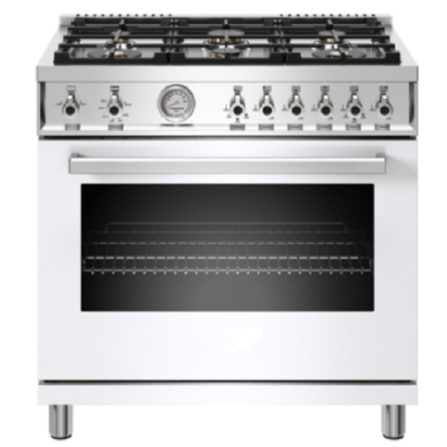 36 inch All Gas Range 6 Brass Burners