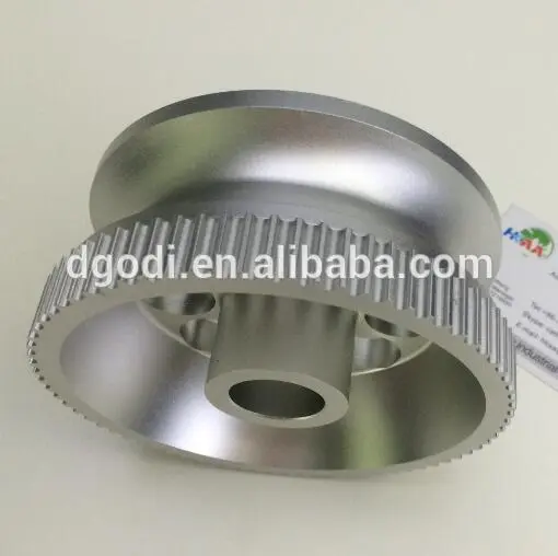 cnc machining aluminum electric cable pulley and electric clutch pulley
