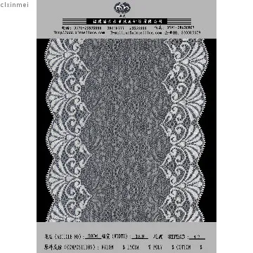 elegant nylon spandex lace for lingerie wedding dresses garment