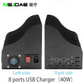 Carregador USB de várias portas 40W