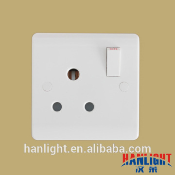 15A 1 Gang Round Pin Switch Wall Socket for Air Condition
