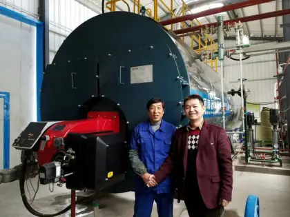 2.5t natural gas steam boiler for paper industry
