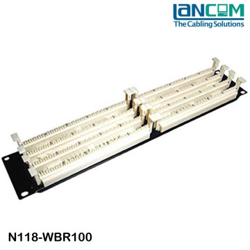 Lancom CE factory branded designer 110 wire block 19u rack type 100 pairs
