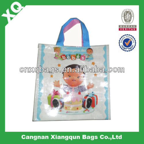 pp woven laminated shopping tote