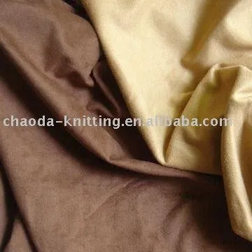 Stretch Suede Fabric, Warp knitting Fabric