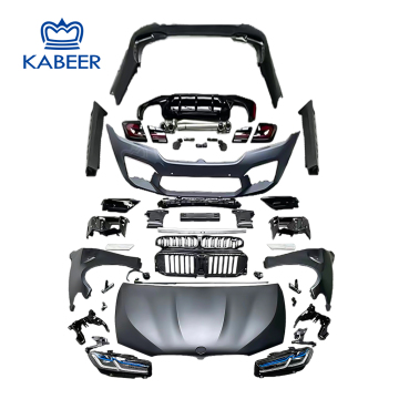 Kabeer 2021 Style Body Kit voor BMW 5 -serie F10 Upgrade naar G30 LCI - Bumper -rooster vooraan