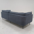 Technology fabric dark sofa