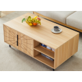 Modern Square MDF Coffee Table with Storage
