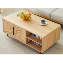Square Coffee Table Modern Square MDF Coffee Table with Storage Supplier