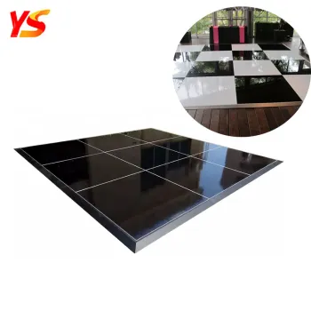 Hot Selling Elegant White Portable Wooden Dance Floor for Music Events and Parties - Perfect for Wedding Decorations