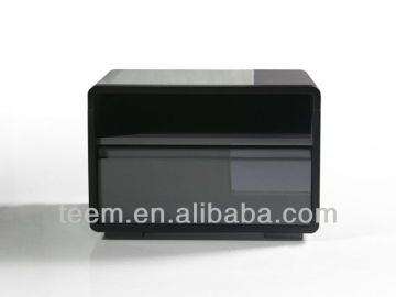 modern night stand,high glossy and MDF furniture