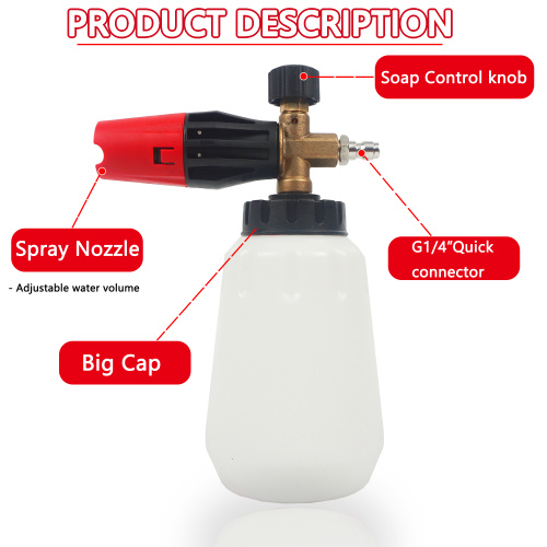 Pressão Snow Foam Lance Soop Bottle