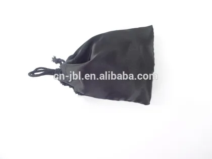 Practical Black Silk Cloth Jewelry Pouch