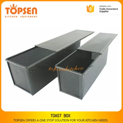 Aluminum alloy material toast box, non stick bread pan