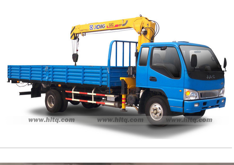 JAC dump truck mounted crane