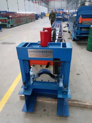Colored Metal ridge cap making machine