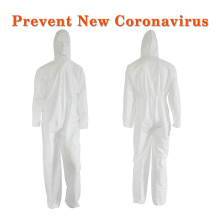 Breathable SMS Medical Anti Virus Disposable Coverall