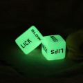 Glow in Dark Love Dice Luminous Gaming Dices Props Toys Adult Toys Lovers Bar Party Pub Drink Prop 2pcs