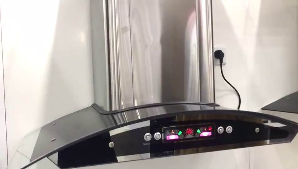 900mm Stainless Steel Wall Mounted Auto Clean Ventilation Hood Communal Kitchens Smoke Grease Extractors Cooker Hood