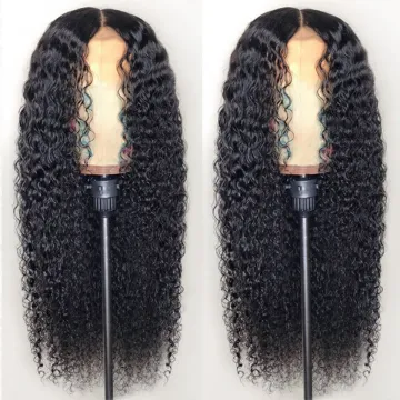 Raw Indian Hair Vendors Woman's Hair Virgin Cuticle Aligned Hair Hd Lace Wig Kinky Curly Wigs 360 Lace Frontal Wig