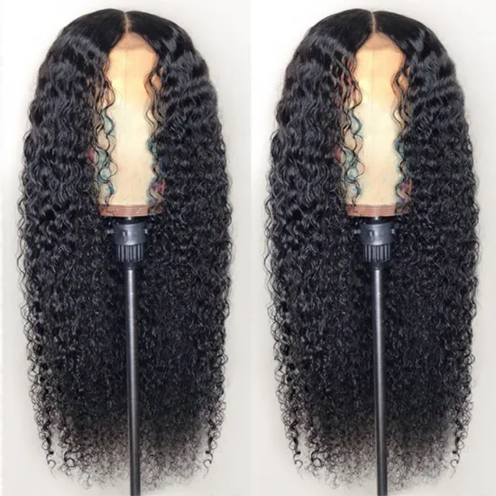 Raw Indian Hair Vendors Woman's Hair Virgin Cuticle Aligned Hair Hd Lace Wig Kinky Curly Wigs 360 Lace Frontal Wig