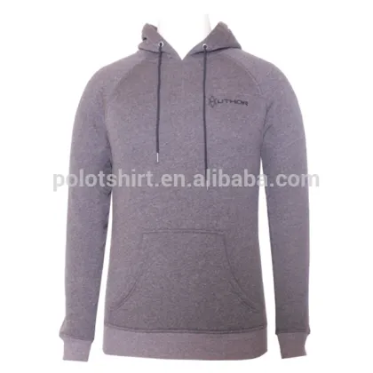 2016 custom made branded gray raglan sleeve hoodie