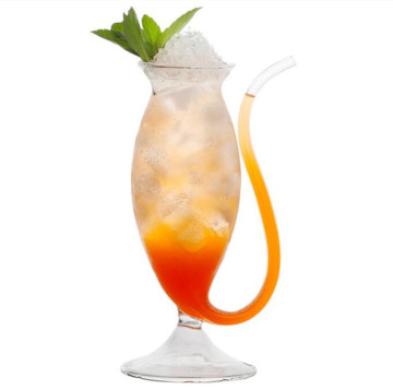 Crystal Beer Glass with Handle for Drinking