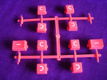 2k Mold Of Rubber Push-button Injection Double Color 2k Mold Overmold
