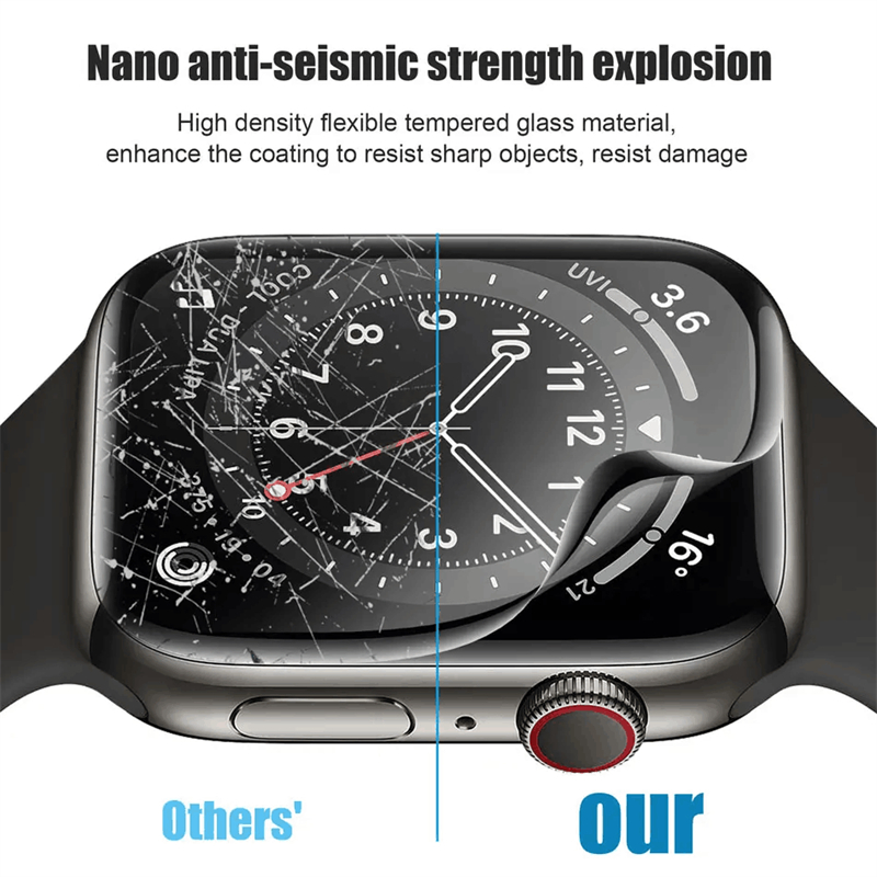 Nano-Optics Facile Installer Apple Watch S8 Protecteur d'écran