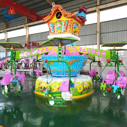 Bicycle Amusement Ride: Rotating Pedal Flying Chair