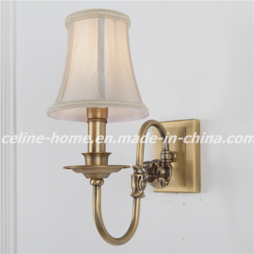 Copper Wall Lamp with Fabric Shade (SL2078-1W)