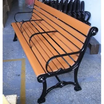 Plastic Bench, Park Bench, Outdoor Furniture, HDPE Woodlike Chair