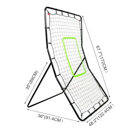 Customizable Sports Rebounder for Football, Softball, and Baseball