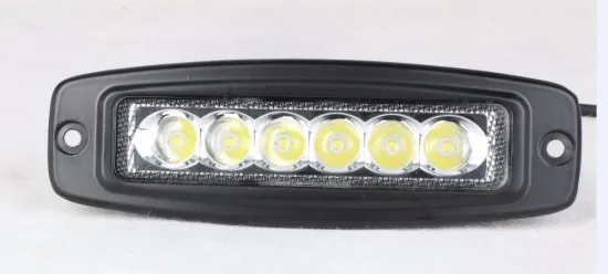 6" 18W Cre-e Led Bar Work Light Flood Spot Beam Off road Driving Lamp Atv UTE Fog light