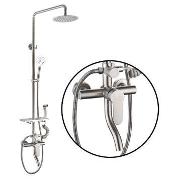 304 Stainless Steel Shower Spray Gun for Bathroom: Supercharged Shower Suite