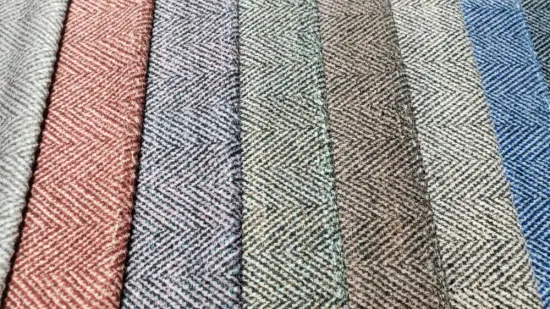 Polyester Embossed Upholstery Fabric for Sofa and Furniture