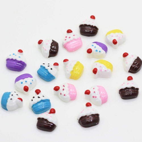 Mini torta dessert kawaii cabochon vendita calda simulazione cibo per decorazioni giocattolo fai da te ornamenti conchiglia fatti a mano telefono perline