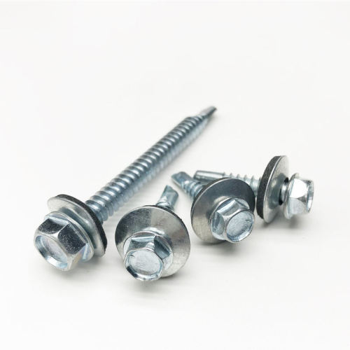 Hex Washer Head Self Drilling Screws EPDM Washer