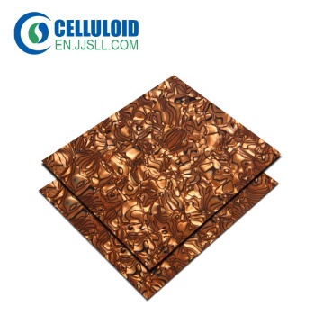 two layer celluloid double color corrugated plastic sheet