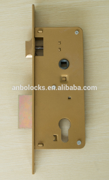 45x90mm mortise lock brown