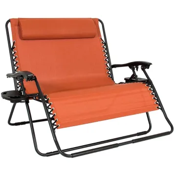 Huge Double Wide Patio Sun Lounger Camping Chair