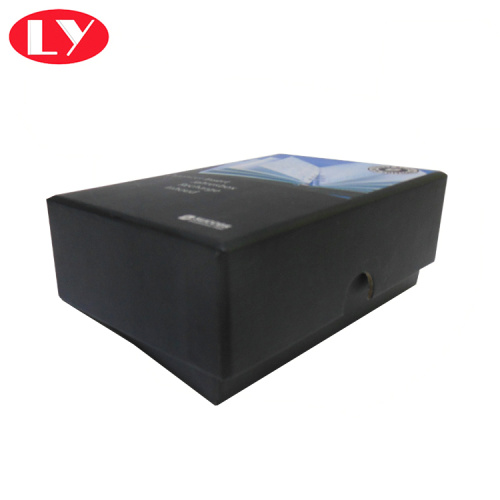 Special Overturn Cardboard Paper Gift Box Black