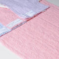 Sólido DTY Crepe Jacquard Fabaric para prendas de vestir