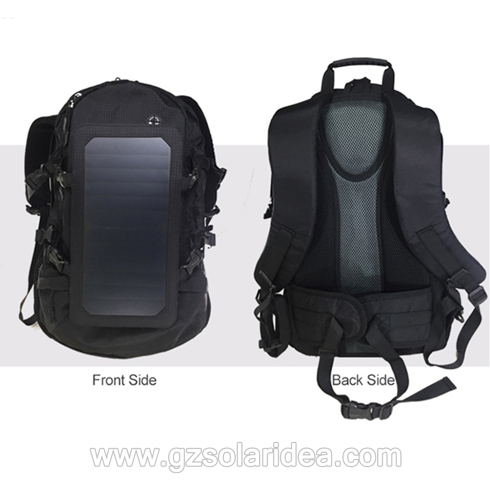 solar panel backpack charger