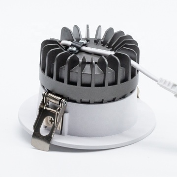 Modern Anti-Glare LED Downlight with COB Technology and Aluminum Body